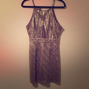 Gold Sequenced Dress